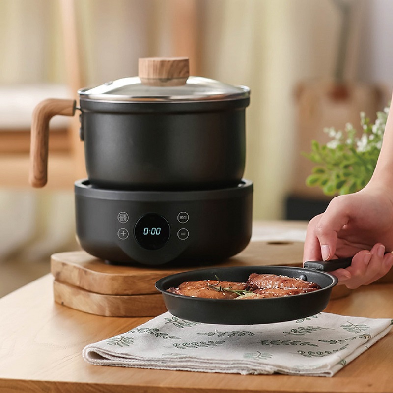 Crepe Pan Nonstick - 110V/220V Çok Fonksiyonlu Elektrikli Pişirme Tenceresi