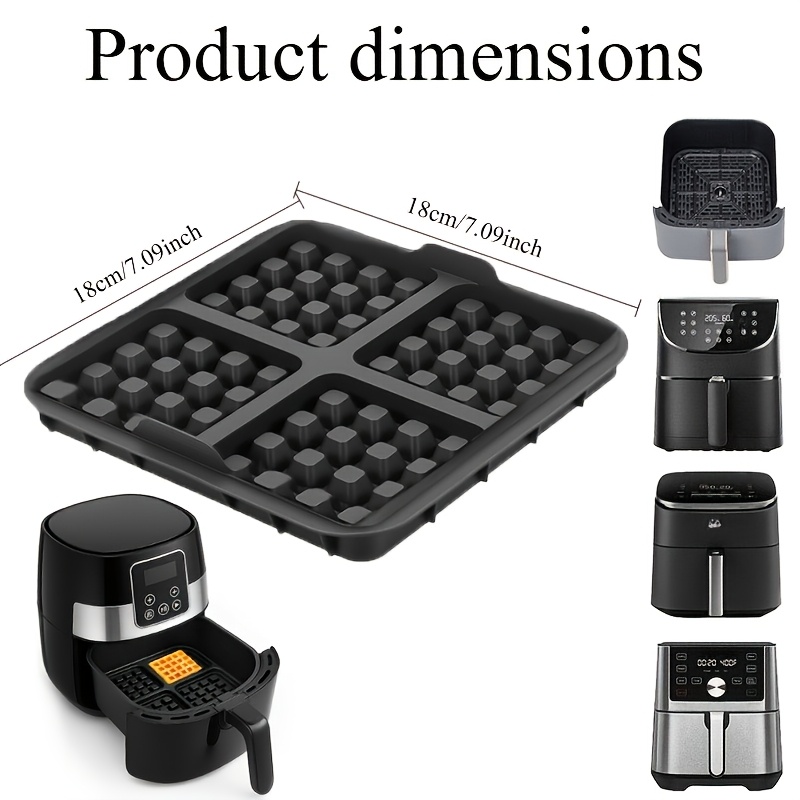 Kare Waffle Kalıbı, Air Fryer  - Crepe Pan Nonstick incelemesi ve fiyatı