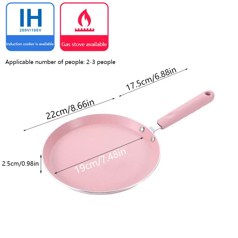 1 Yapışmaz Pembe Kızartma Tava - Crepe Pan Nonstick incelemesi ve fiyatı