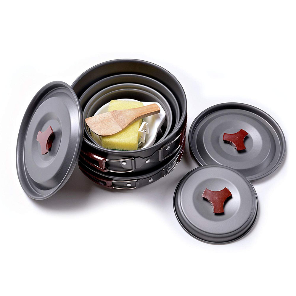 Açık Kamp Tencere Seti Yapışma - Crepe Pan Nonstick incelemesi ve fiyatı